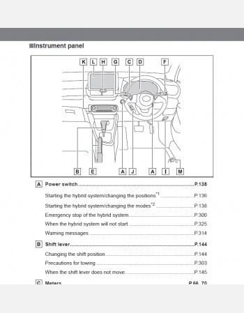 toyota yaris hybrid 2020-2021 owners manual